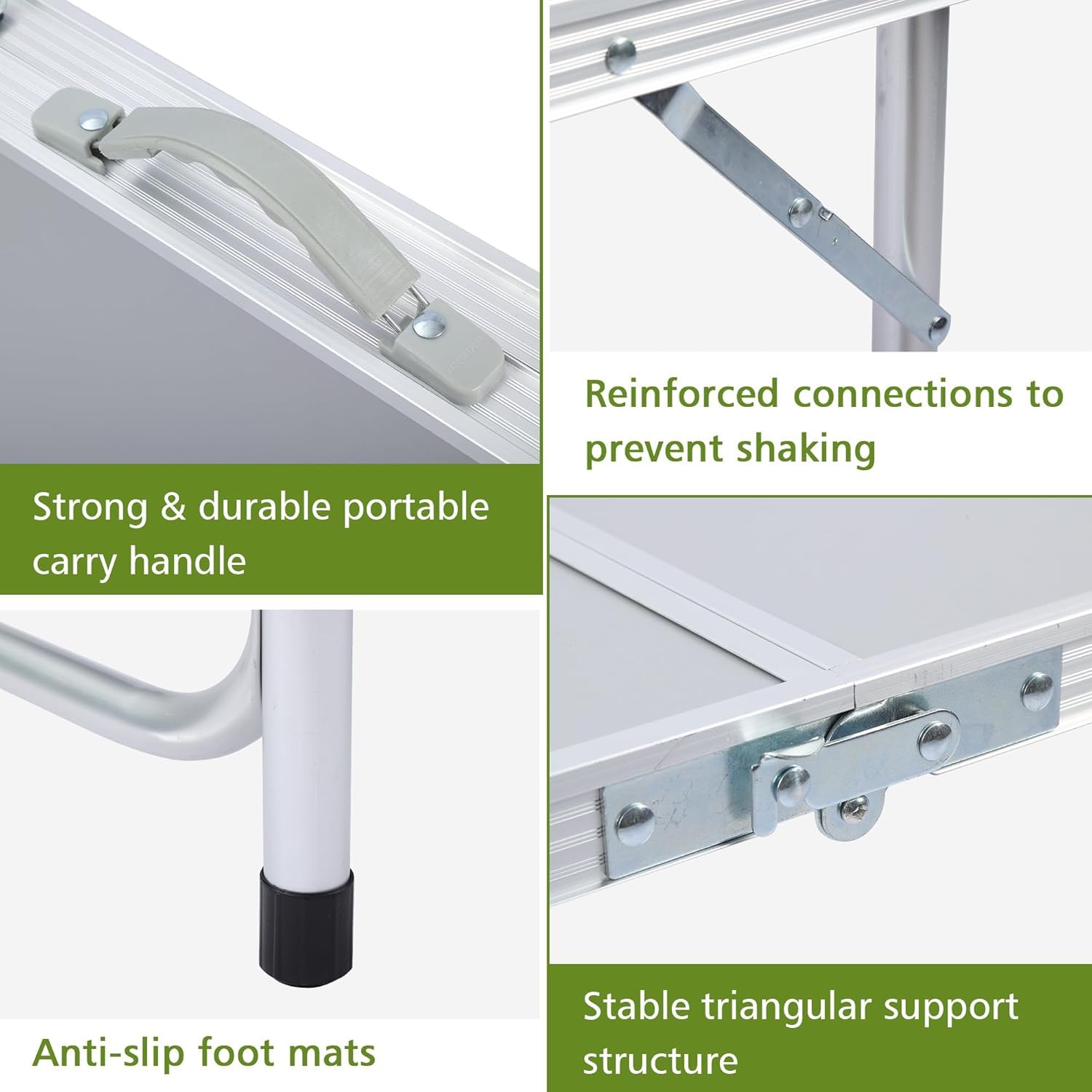 JOUYEK camping table 3-height adjustable for versatile use.