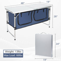 JOUYEK aluminium top closeup shows waterproof, durable surface for outdoor use