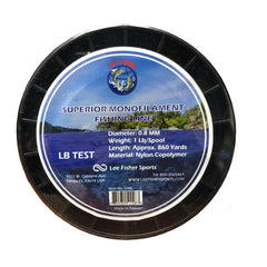 Closeup of Joy Fish spool, showing flexible, smooth mono line in action.