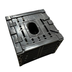 Joy Fish Stone Crab Trap, black interior view, ventilated design aids water flow and catch containment.