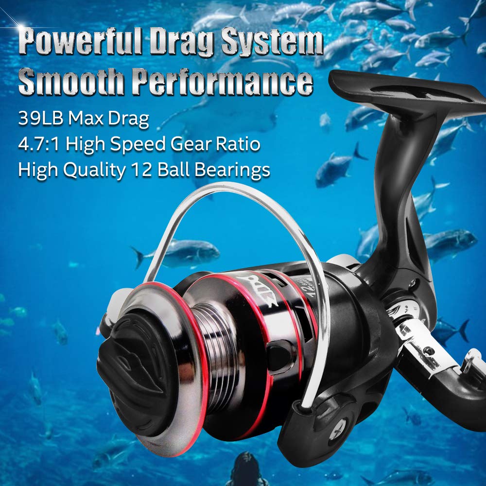 Close-up of 39.5 lb drag on Joyday H7000