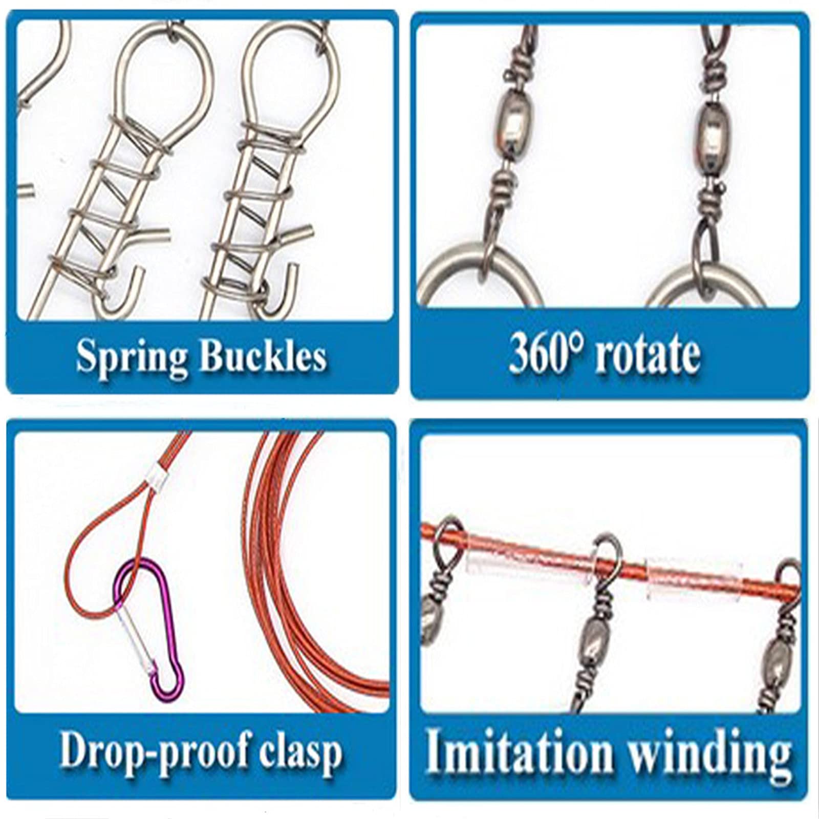 Bright float attached to Joyeee stringer for visibility