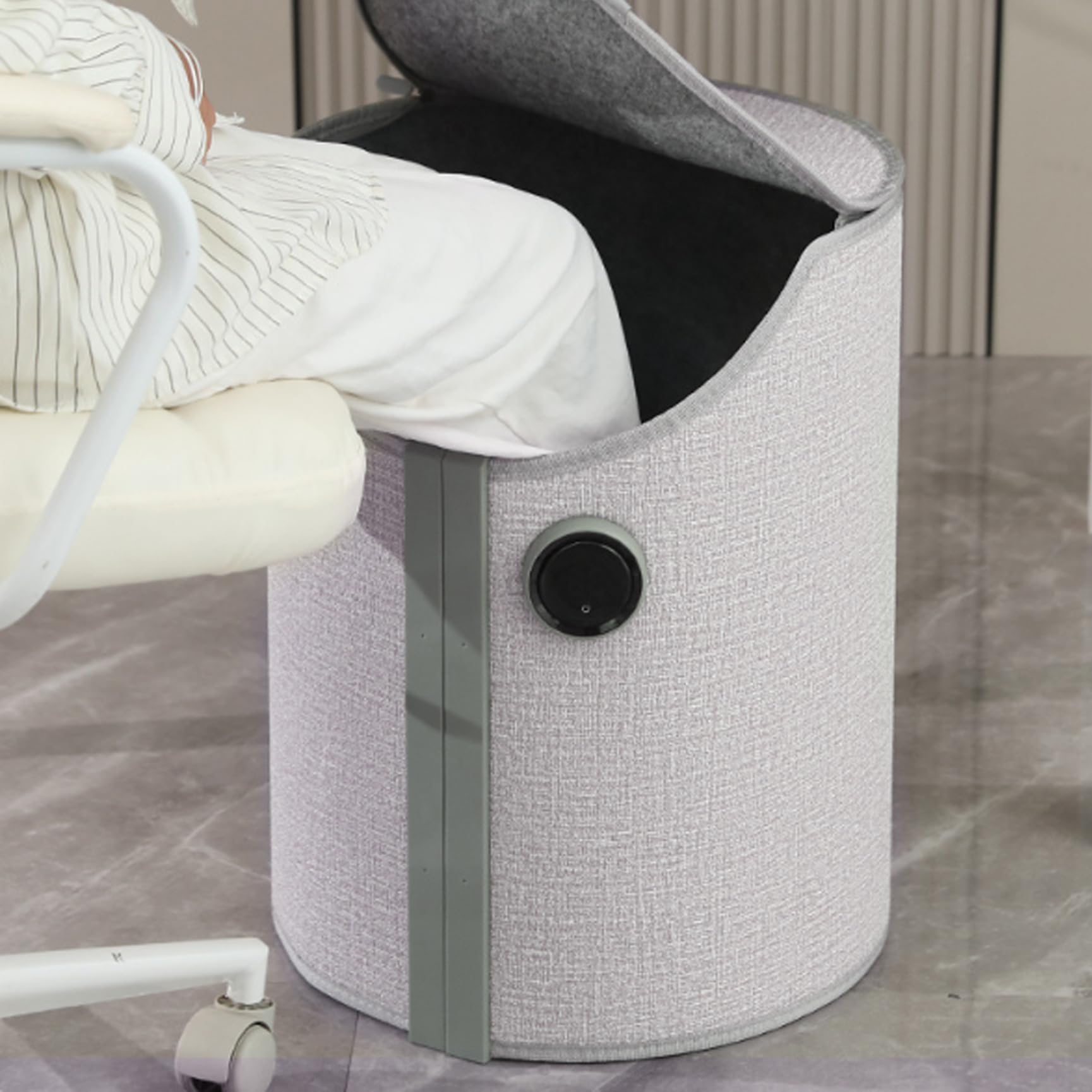 Joygoodta foot warmer under desk with thermostat for controlled, consistent comfort