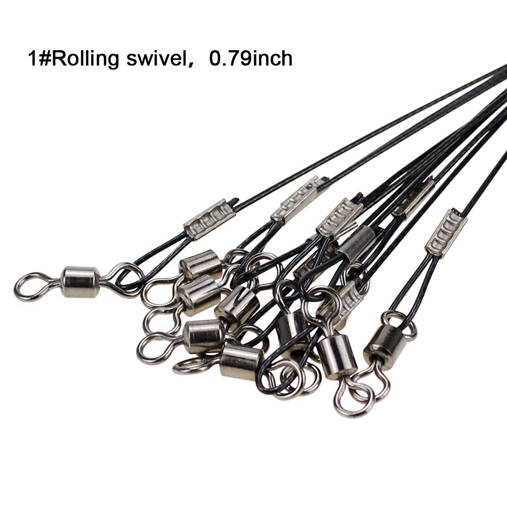 Nylon-coated stainless steel fishing wire leaders by Joyiii