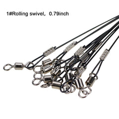Nylon-coated stainless steel fishing wire leaders by Joyiii