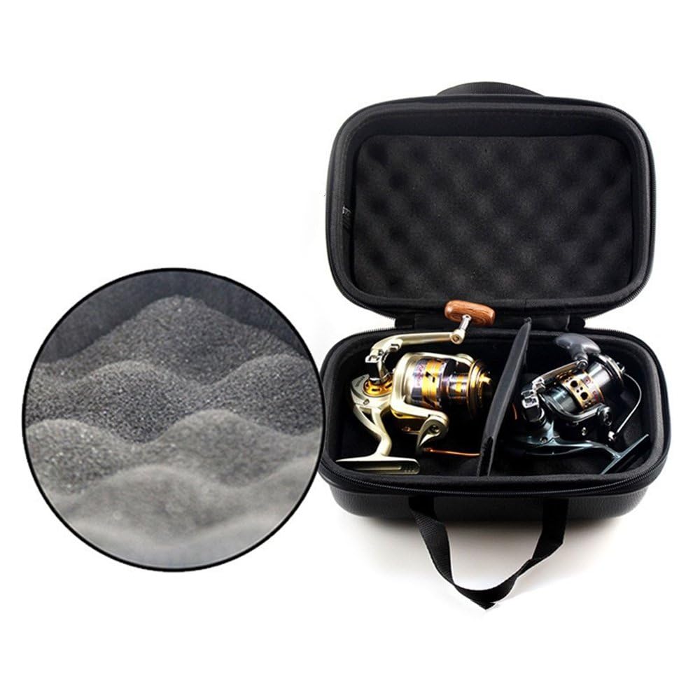 JOYSOG reel bag waterproof case keeps gear dry during rain and splash.