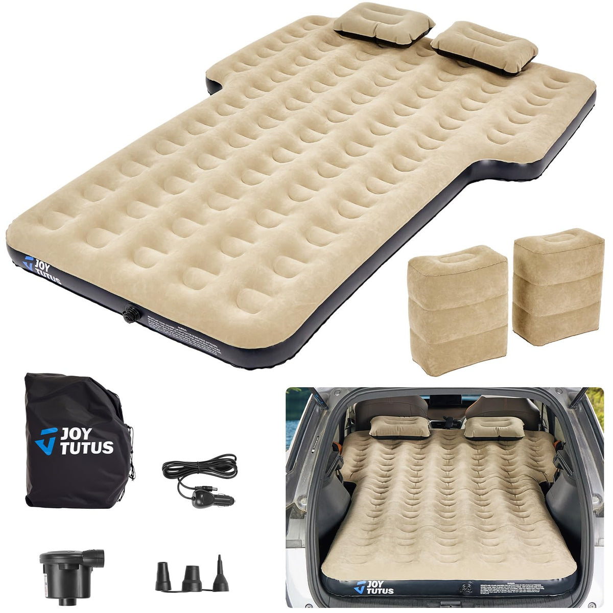 JOYTUTUS SUV air mattress anti-leakage keeps sleeping surface stable