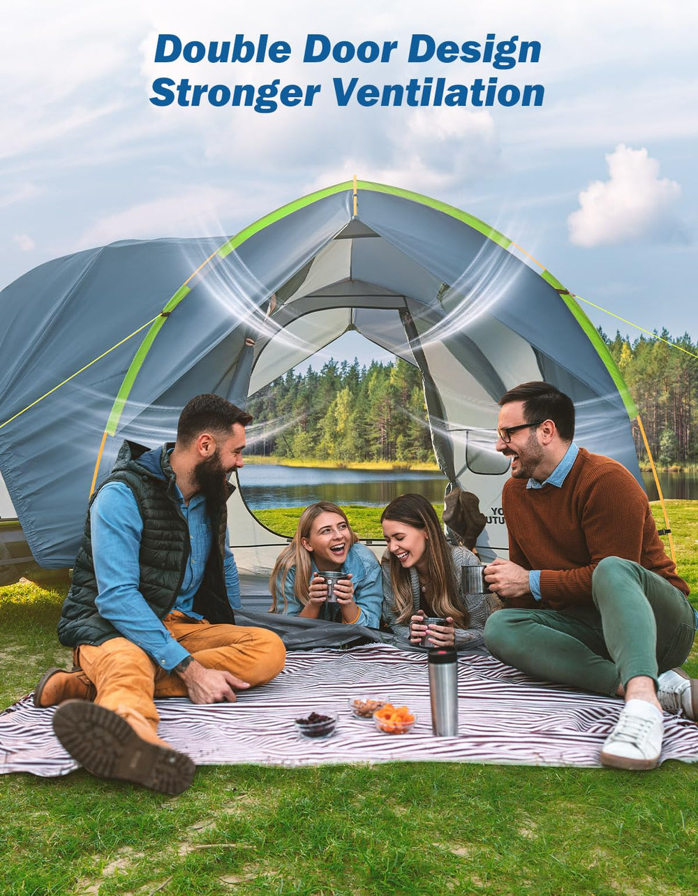 JOYTUTUS SUV Tent hatchback-compatible setup fits SUV, CUV, or MPV