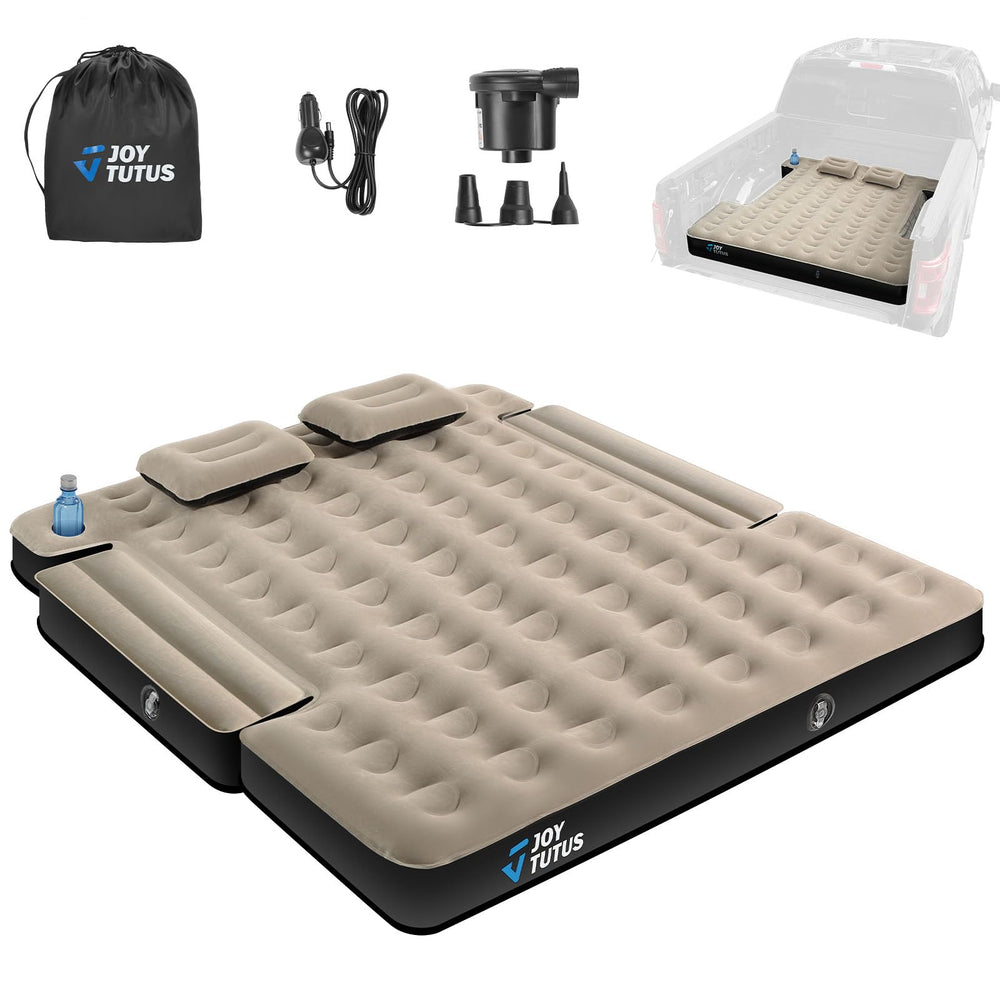 Joytutus truck bed air mattress supports up to 600 pounds for sturdy sleep