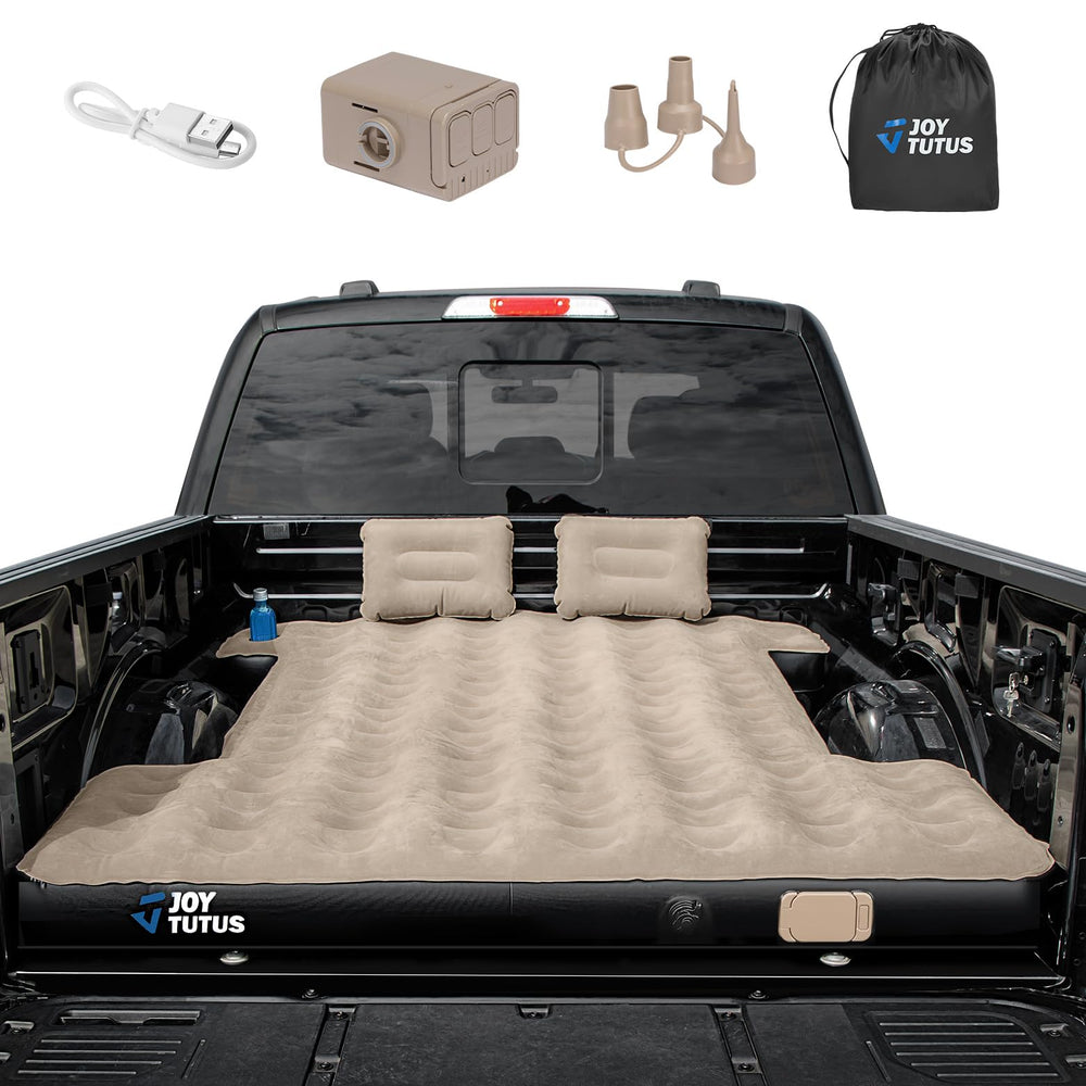 JOYTUTUS truck bed air mattress packaging with carry bag for camping