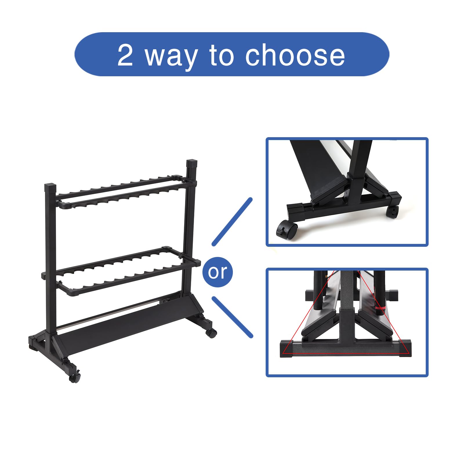 JOYWAVE 12-rods-per-side layout helps separate reels and rods.