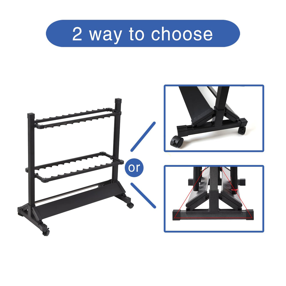 JOYWAVE 12-rods-per-side layout helps separate reels and rods.