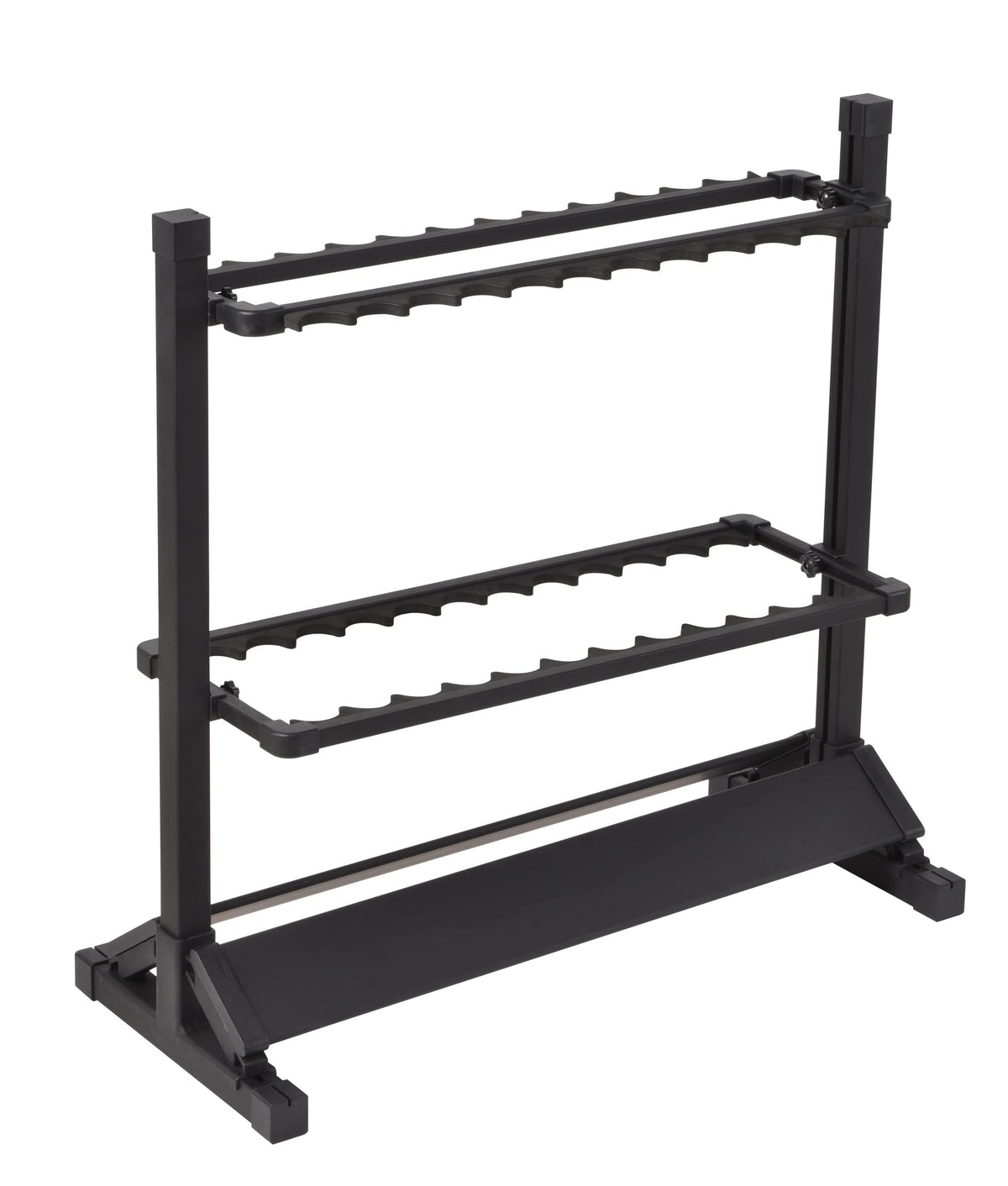 JOYWAVE aluminium rod holders front view shows organized rod storage for quick access