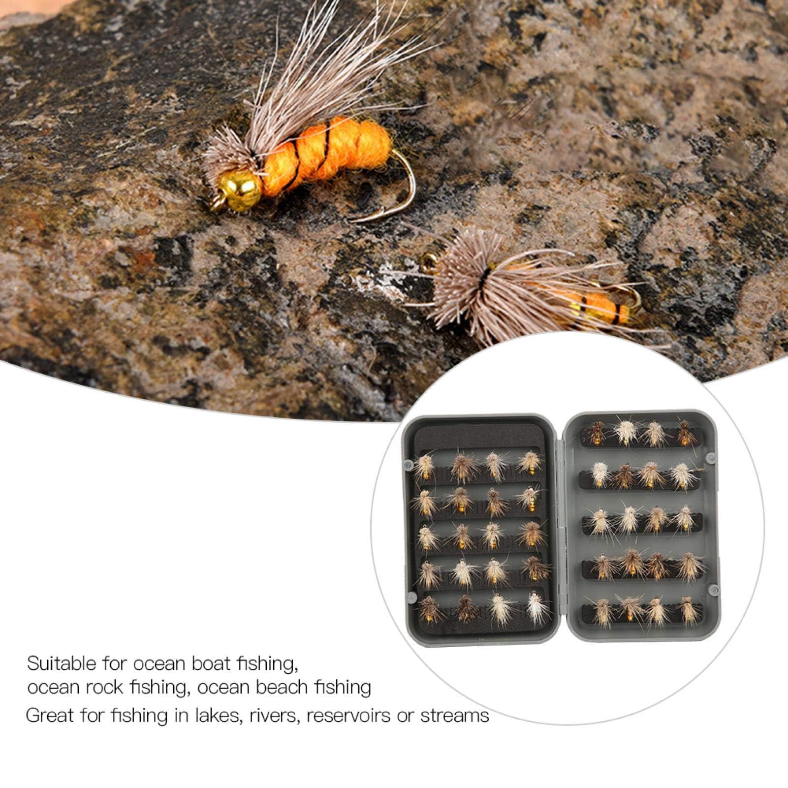 Assorted dry flies patterns for trout and bass