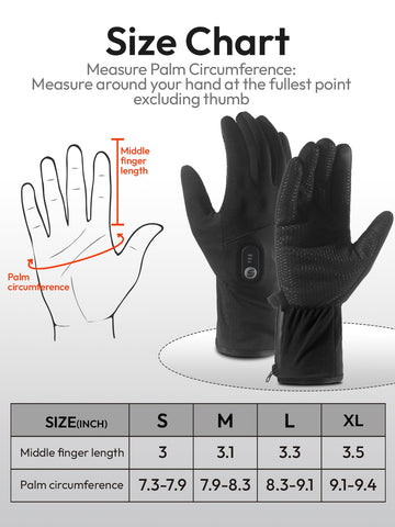 JS LifeStyle heated gloves three heat levels offer customizable comfort