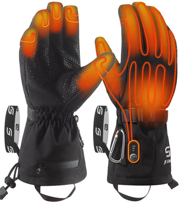 JS LifeStyle Heated Gloves battery pack view for extended warmth.