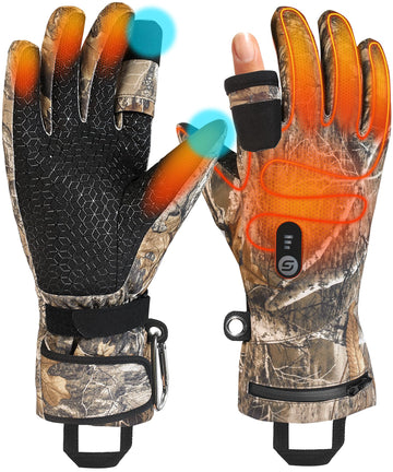 JS LifeStyle heated gloves provide full-hand warmth for cold outdoor activities.