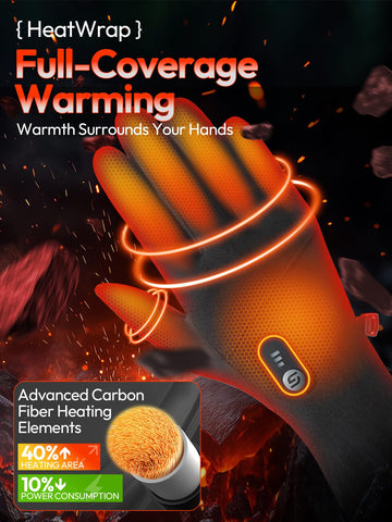 JS LifeStyle heated gloves inner liner showing slim cozy heat-retaining layer