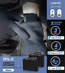 JS LifeStyle HG02 gloves side view for winter driving situations.