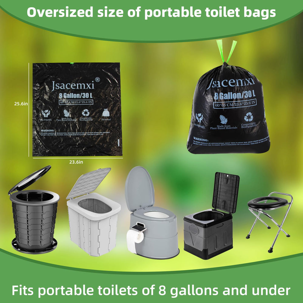 Jsacemxi compostable corn starch bags decompose naturally after use.