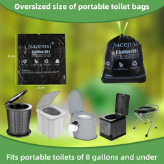Jsacemxi compostable corn starch bags decompose naturally after use.