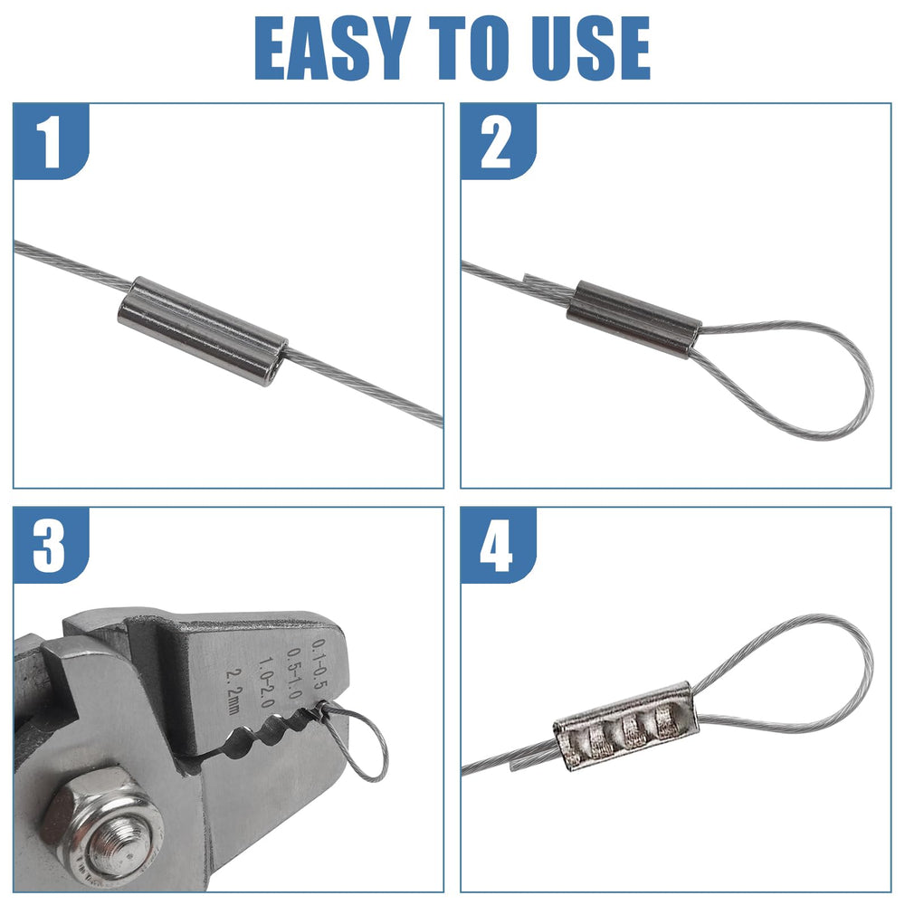 Crimp sleeves used for trolling and bottom fishing rigs