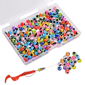 JSHANMEI fishing beads assortment kit in plastic storage box