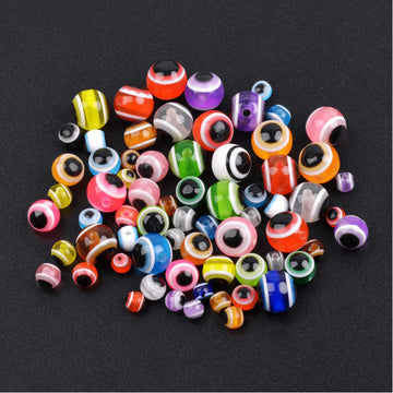 Saltwater and freshwater fishing with plastic eye beads