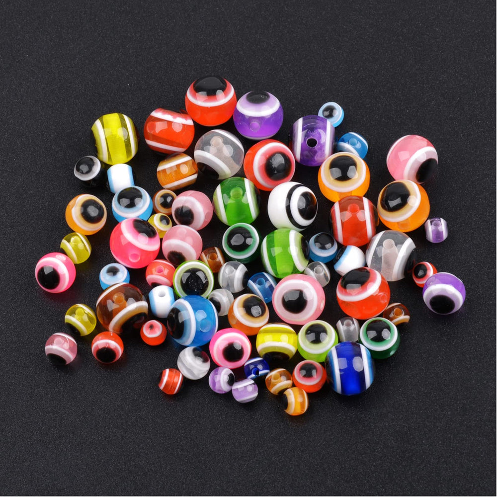 Saltwater and freshwater fishing with plastic eye beads