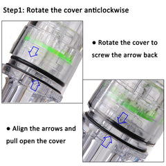 Close-up of JSHANMEI waterproof deep drop light housing