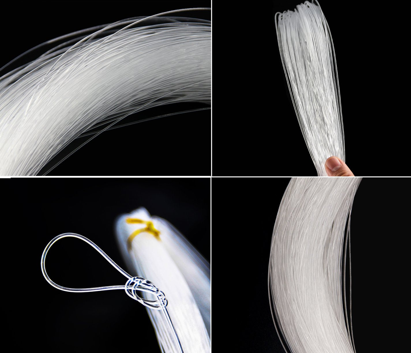 JSHANMEI fishing line low memory soft profile offers smooth casting and better reel capacity.