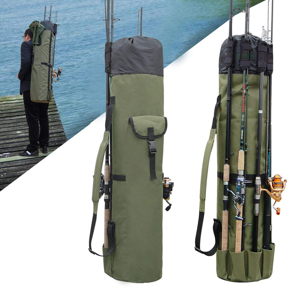 Gift-ready concept for men’s fishing gifts with tackle storage bag