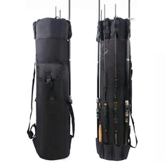 JSHANMEI fishing rod carrier bag exterior in black