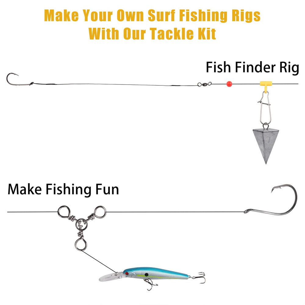JSHANMEI saltwater tackle kit organization box closeup shows grid compartments for easy transport.