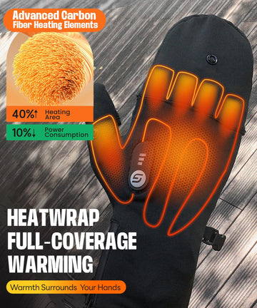 JS LifeStyle heated gloves flip-cover traps heat for steadier warmth.