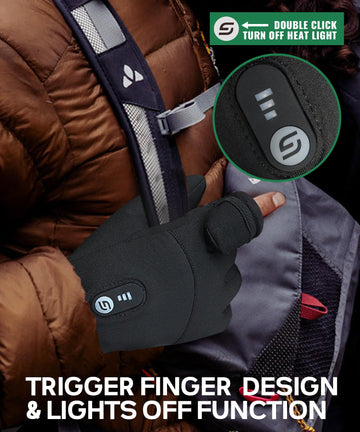 JS LifeStyle heated gloves insulated with 3M lining for sustained comfort.