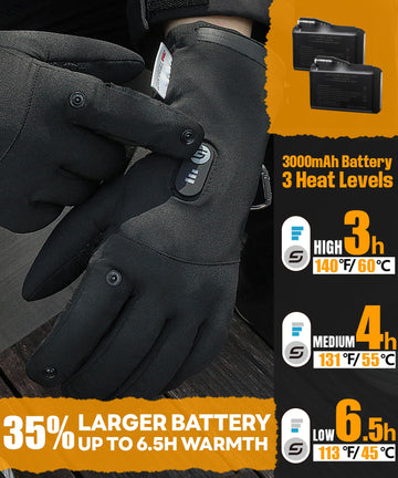 JS LifeStyle heated gloves offer up to 6.5 hours of heat on demand