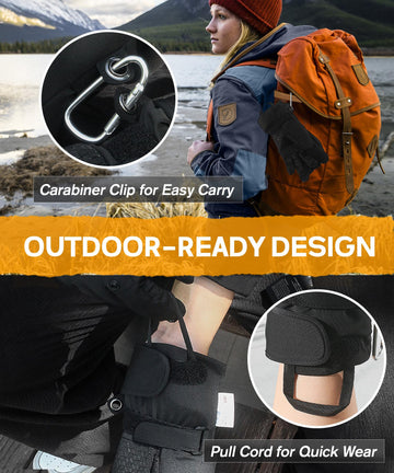 JS LifeStyle heated gloves fabric resists light splashes in outdoor conditions.