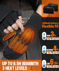 JS LifeStyle rechargeable-7v-2400mah battery provides long-lasting warmth.