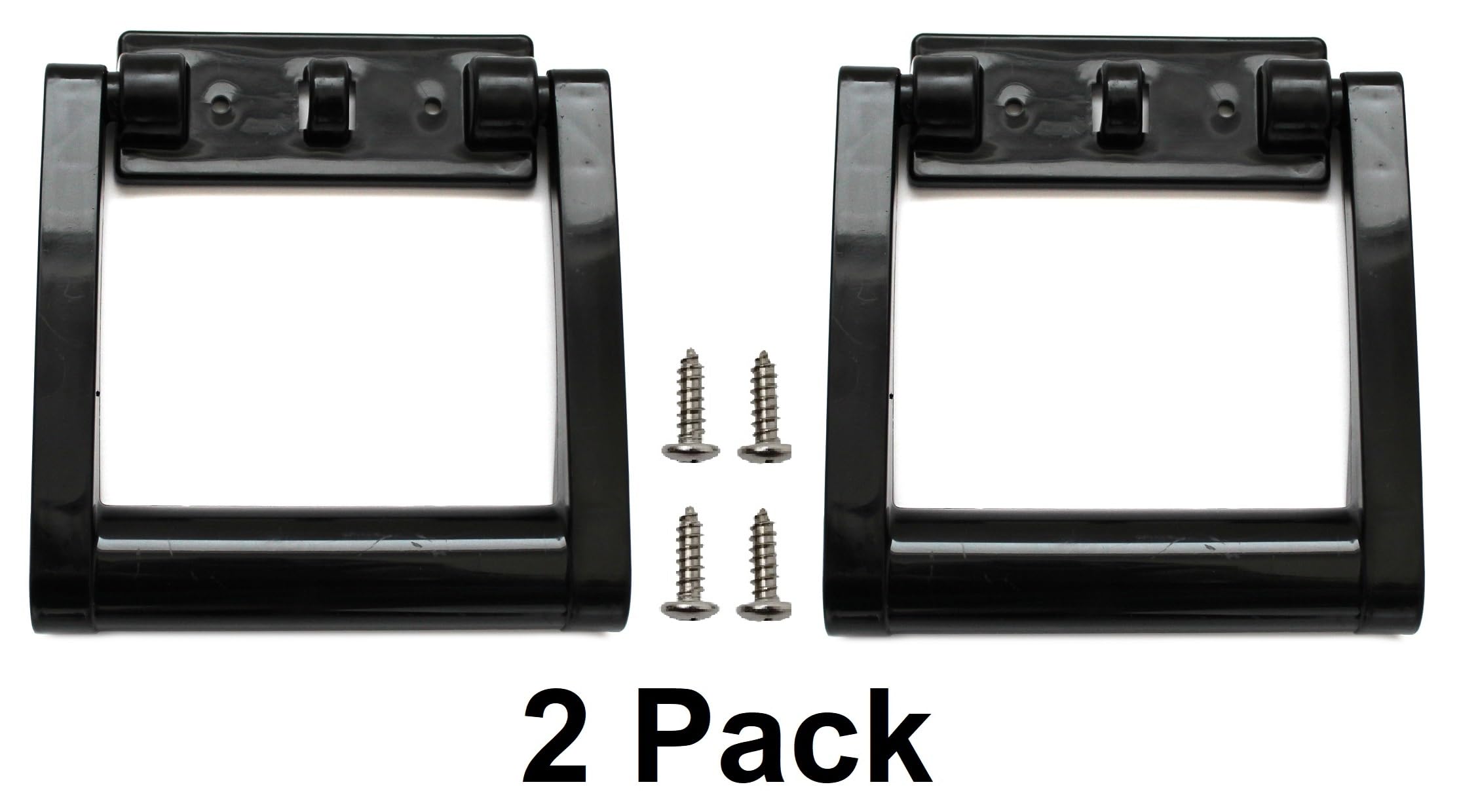 JSP black Igloo replacement handle front view shows sturdy design for quick repairs.