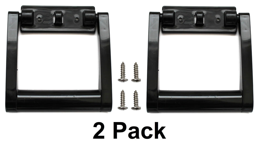 JSP black Igloo replacement handle front view shows sturdy design for quick repairs.
