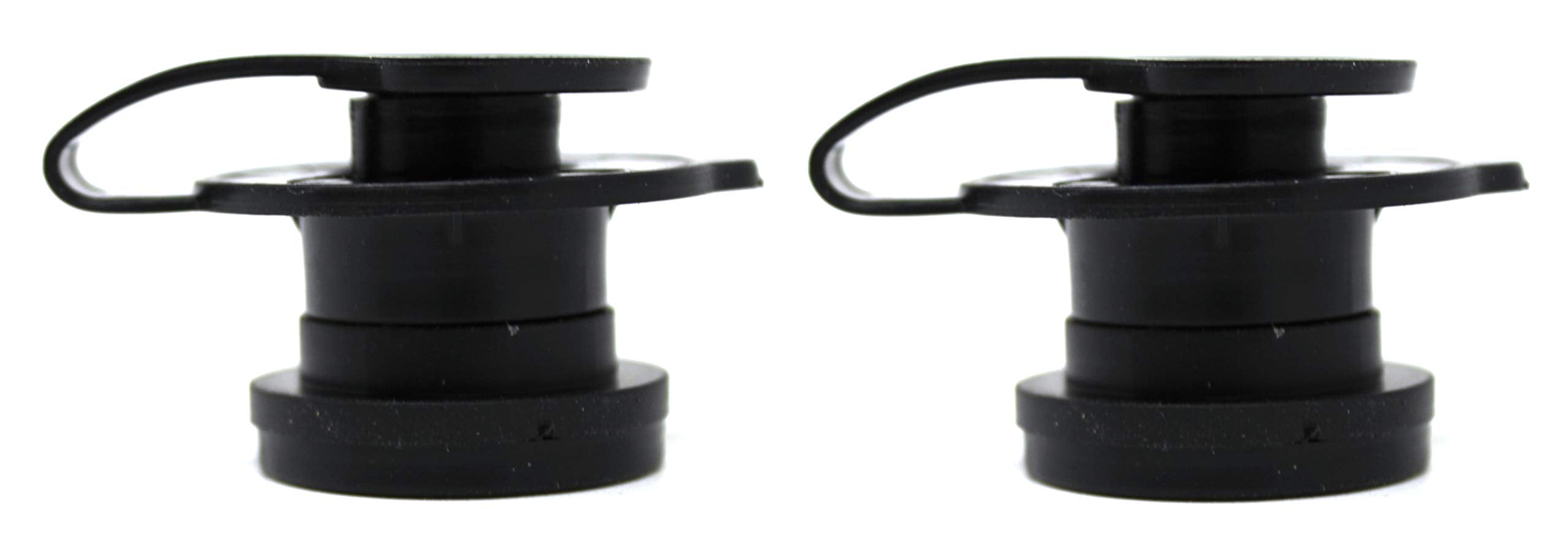 JSP Manufacturing cooler drain plug assembly for Coleman 1 inch black finish