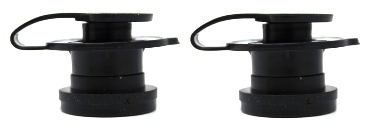 JSP Manufacturing cooler drain plug assembly for Coleman 1 inch black finish