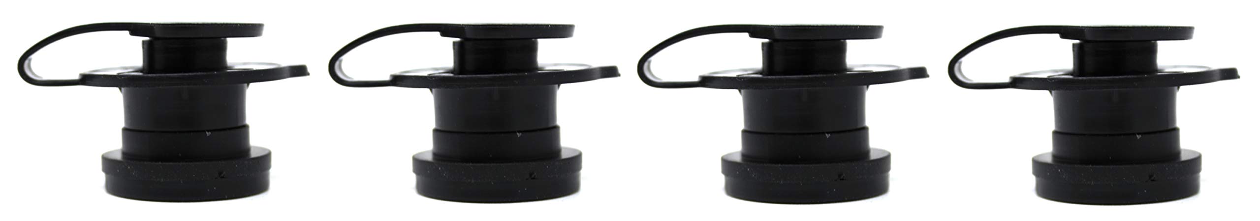 JSP Manufacturing 1-inch shaft drain plug assembly fits Coleman coolers for quick maintenance.