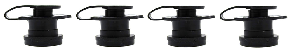 JSP Manufacturing 1-inch shaft drain plug assembly fits Coleman coolers for quick maintenance.