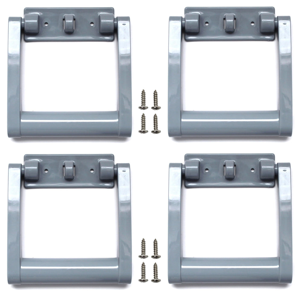 JSP Manufacturing grey Igloo cooler replacement handle front view showing easy swap