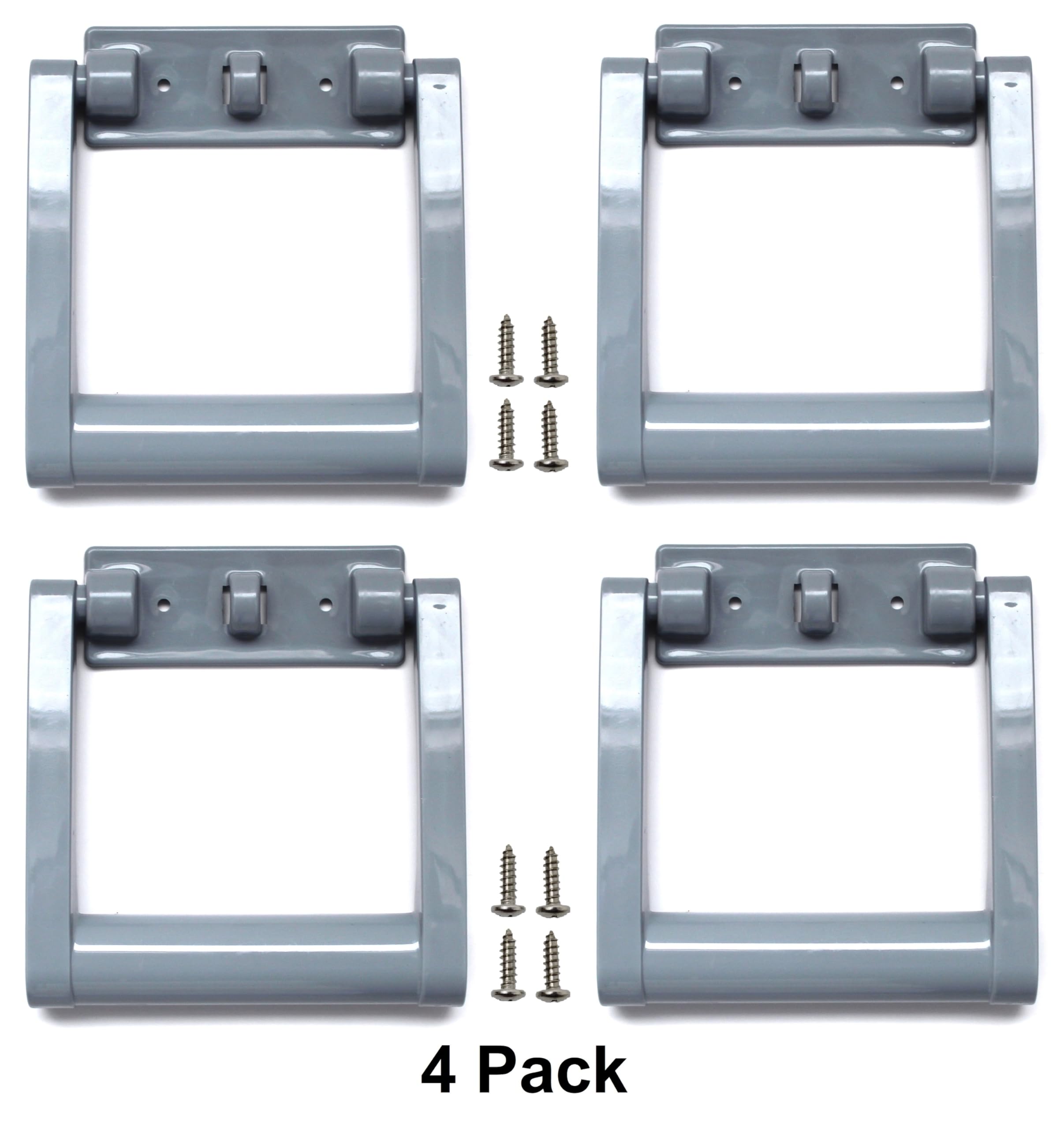 JSP Manufacturing grey Igloo cooler replacement handle side view with hinge