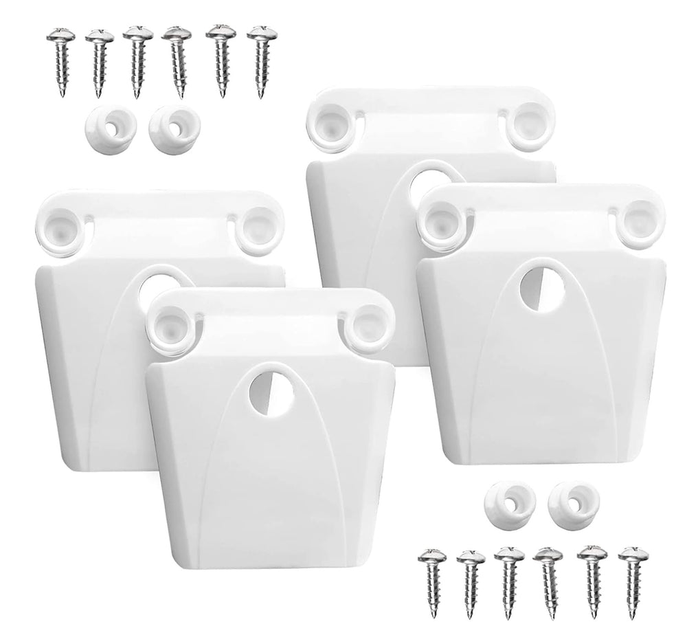 Close-up of JSP latch post and screw kit for Igloo cooler replacement.