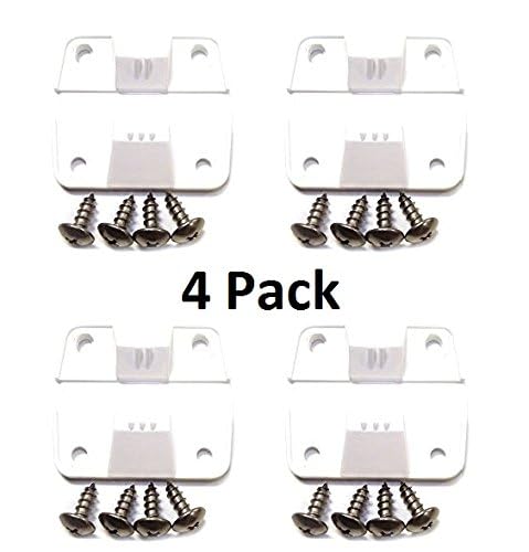 Stainless screws for Coleman hinges provide secure, durable installation.