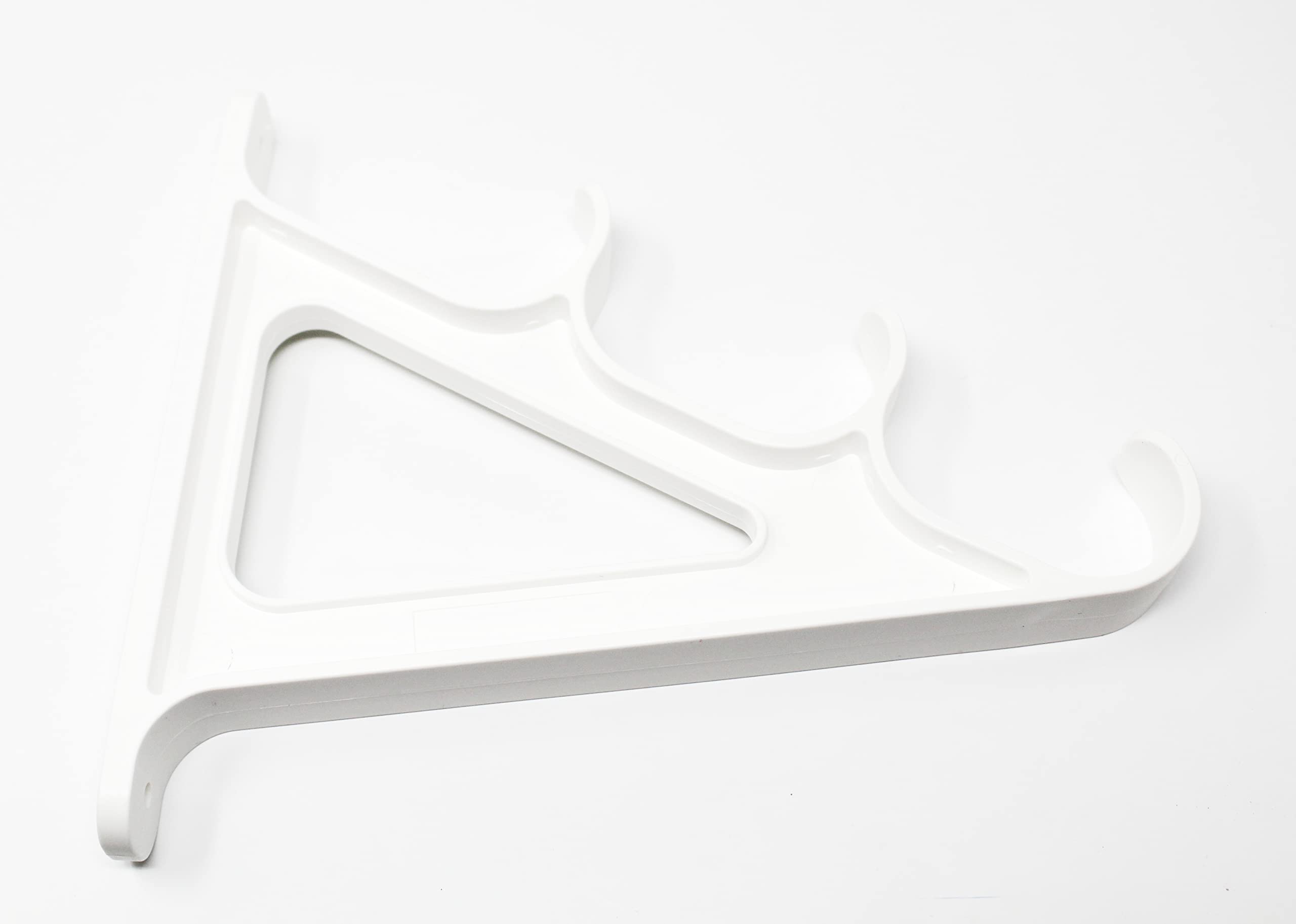 JSP Manufacturing two-arm set enables quick, sturdy wall mounting.
